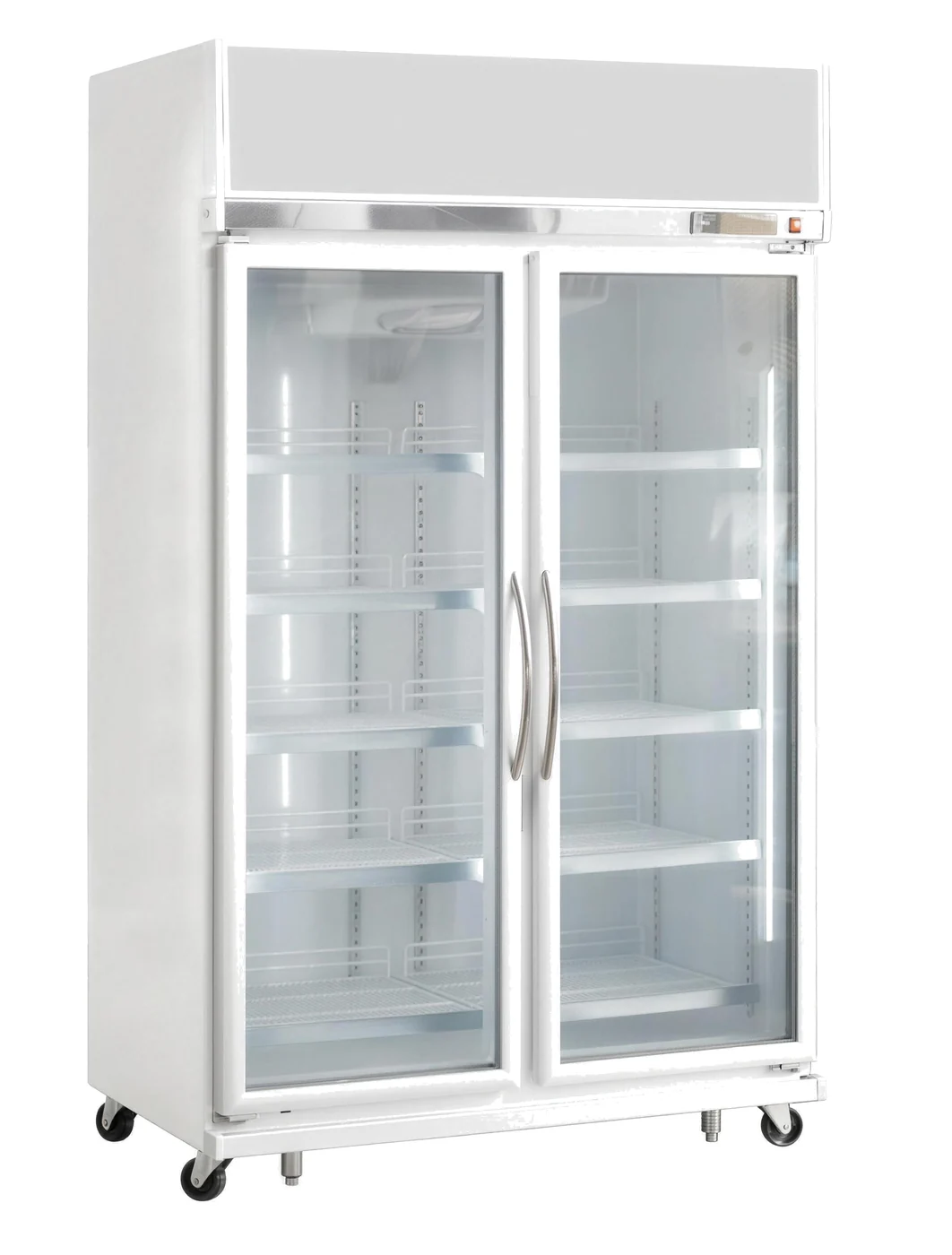 TY 1065L Glass Display 2 Door Drink Chiller