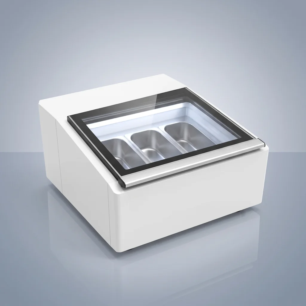 Serving ice cream, gelato or frozen food? You want a freezer