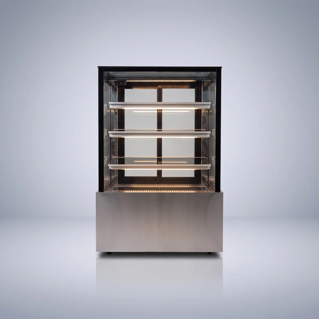 Kojima Four-Layer Cake Display Chiller B90L4-S-W (Warm LED / 90cm / Steel Finishing)