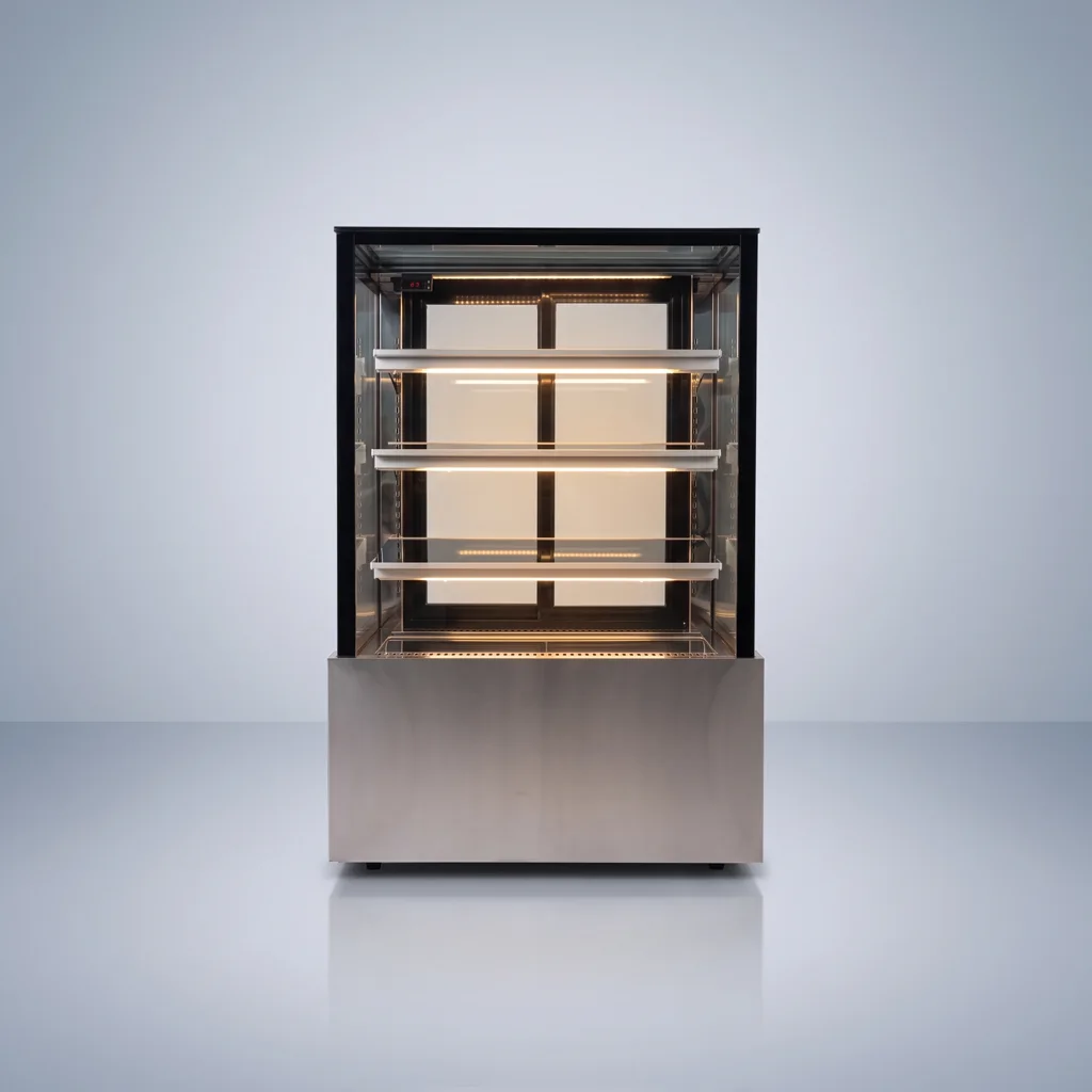 Kojima Four-Layer Cake Display Chiller B90L4F-S-W (Warm LED / 90cm / Steel Finishing)