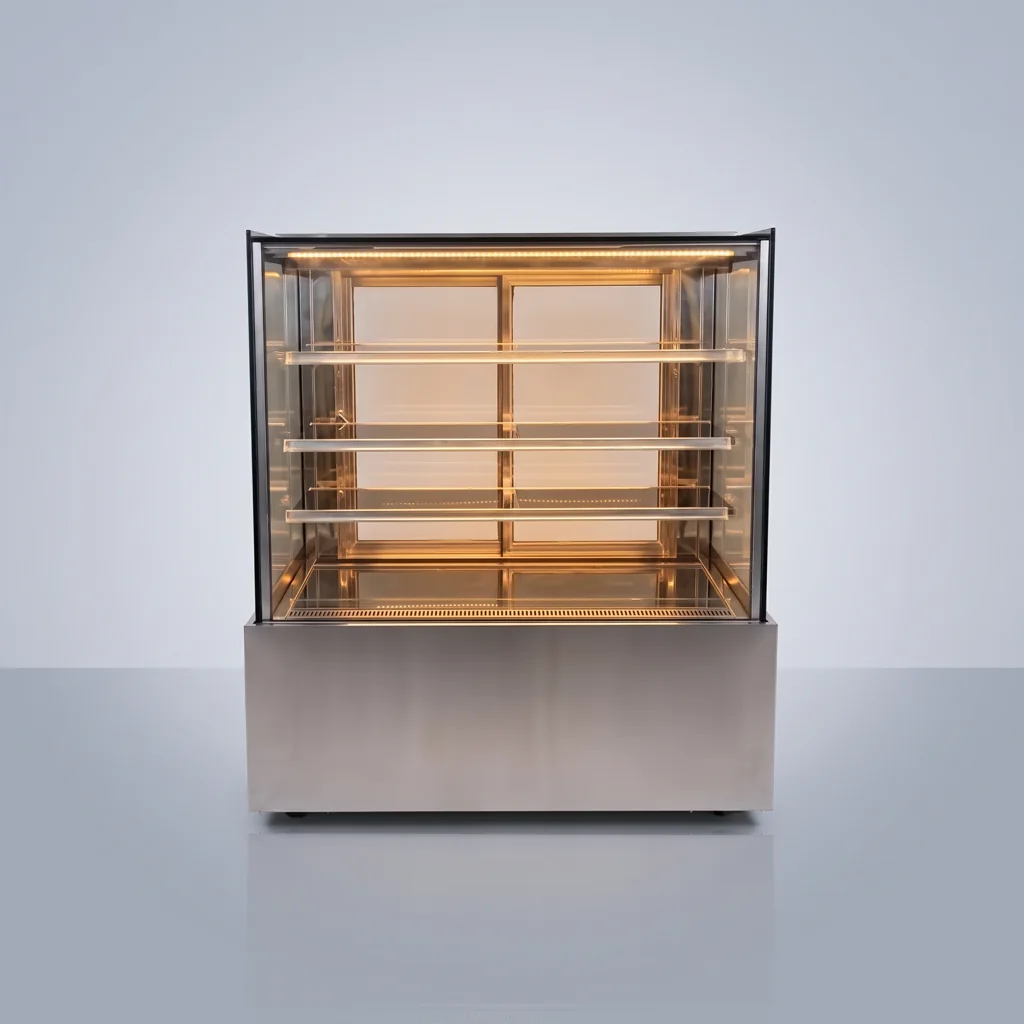 Kojima Four-Layer Cake Display Chiller B120L4-S-W (Warm LED / 120cm / Steel Finishing)