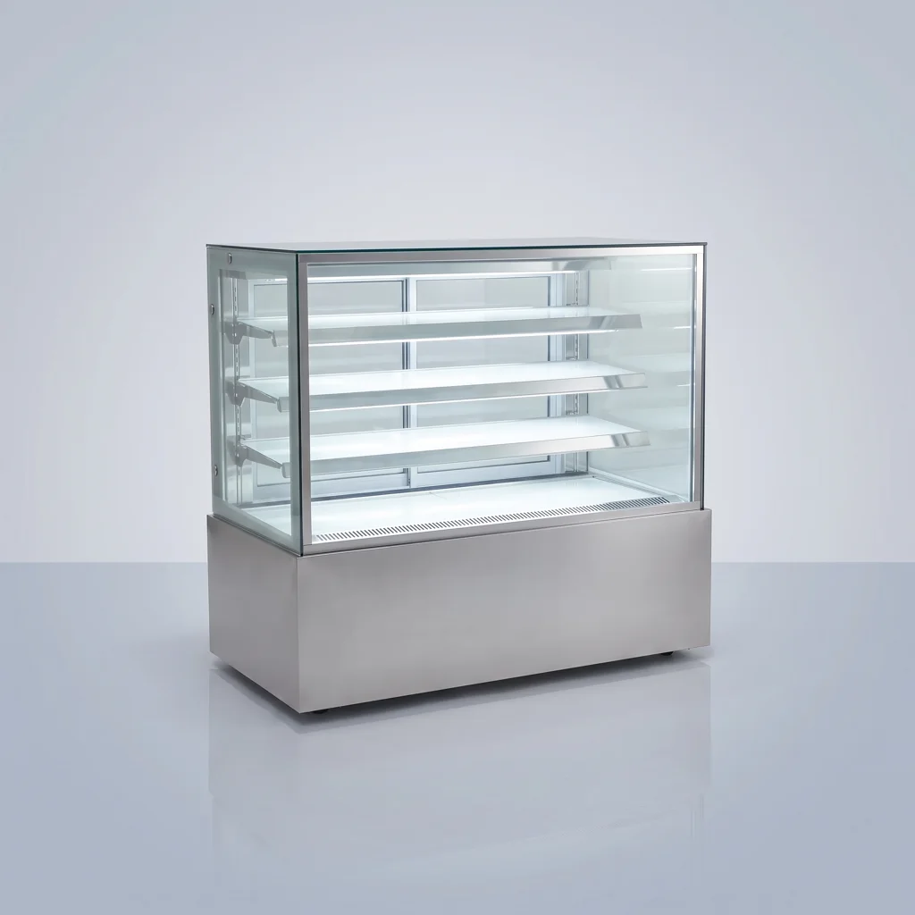 Kojima Four-Layer Cake Display Chiller P150L4-S-C (White LED / 150cm / Steel Finishing)
