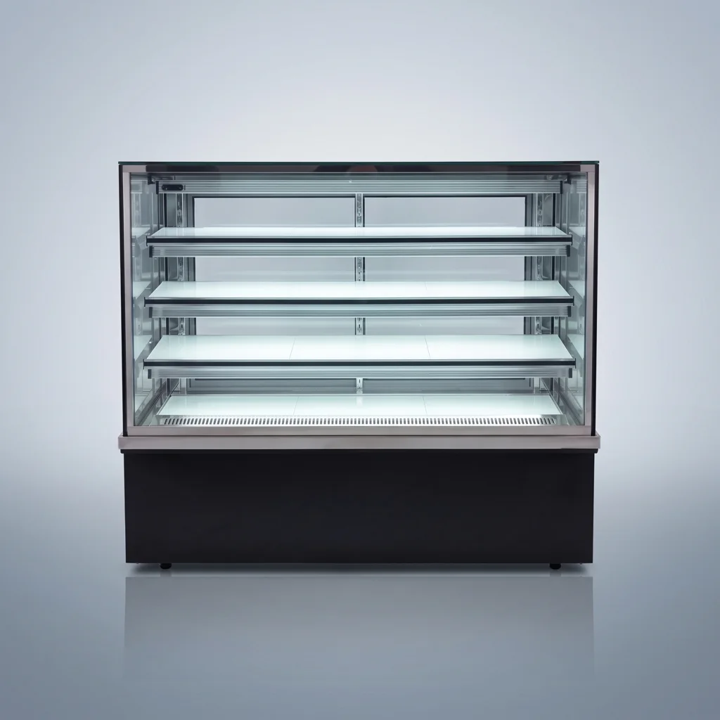 Kojima Four-Layer Cake Display Chiller P150L4-B-C (White LED / 150cm / Black Finishing)