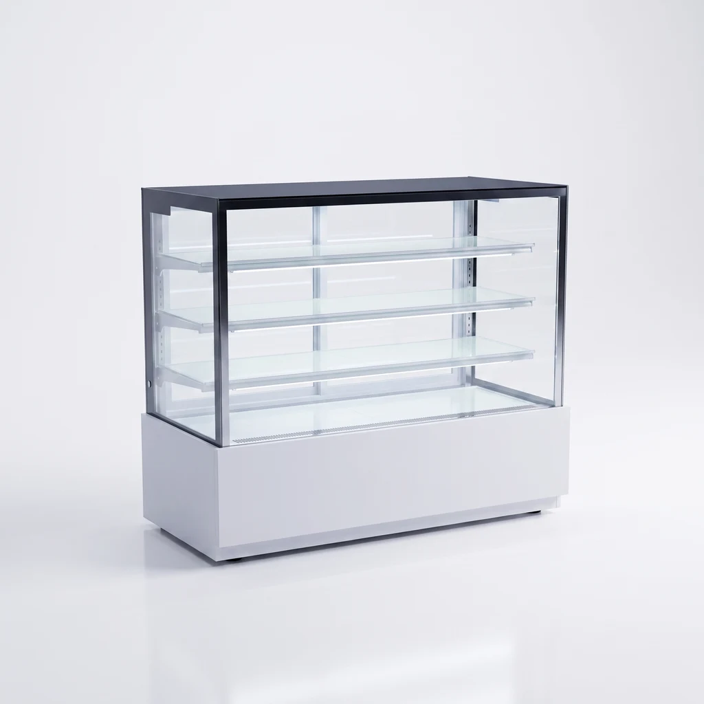 Kojima Four-Layer Cake Display Chiller P120L4-W-C (White LED / 120cm / White Finishing)