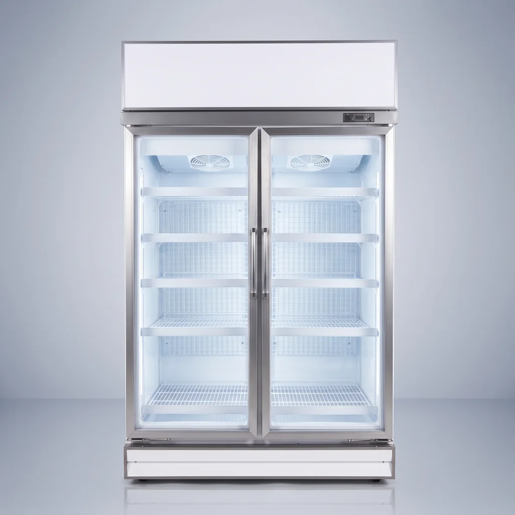 KINCO 1030L Glass Display 2 Door Drink Chiller