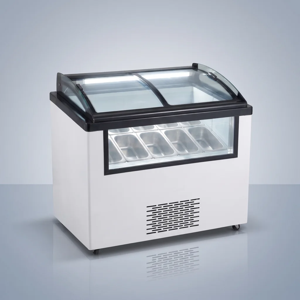 Kojima Gelato Display Freezer 7 Tub (Indoor Event Only)