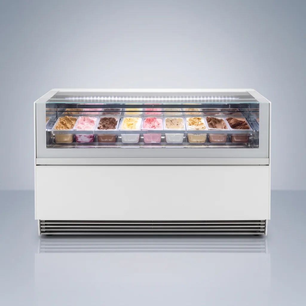 ISA Gelato Display Showcase Freezer 9 Tub (Indoor Event Only)