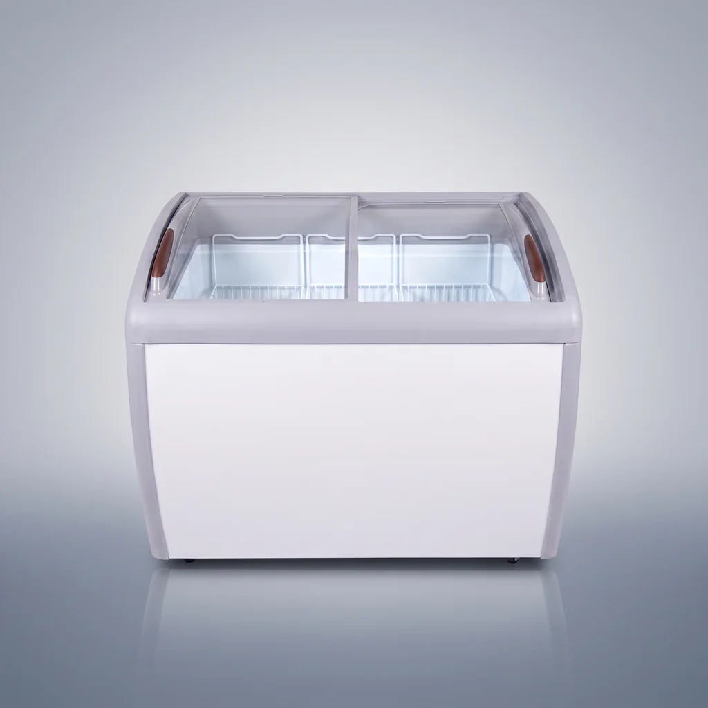 Kojima Glass Display Chest Freezer W/O Lights 270L