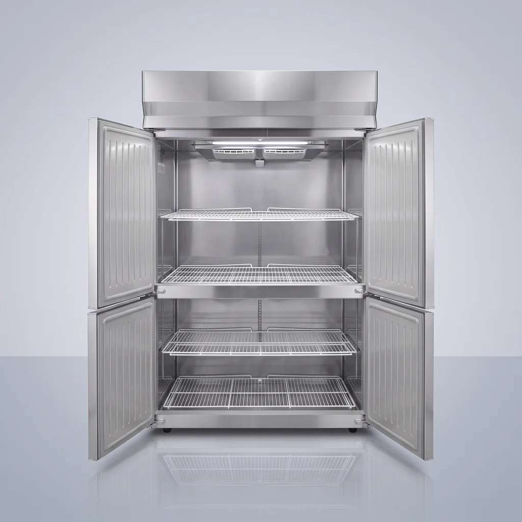 Panasonic 4-door Upright Stainless-Steel Fridge (Chiller)