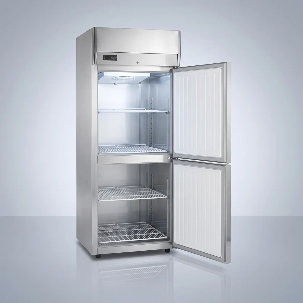 Panasonic 2-door Upright Stainless-Steel Fridge (Freezer)