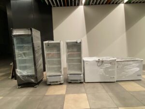 Space-Efficient 1 single door Drink Chiller Rental in Singapore